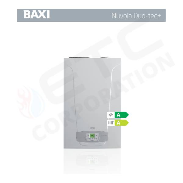 Centrala termica Baxi Nuvola Duo-Tec+ 24 GA cu boiler incorporat 40 litri – 24 kW 7219554